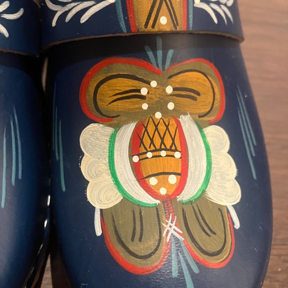 Perssons original Vollsjö wooden clogs made in Sweden folk art handpainted 34 - Picture 3 of 5